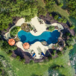 Custom Pools Aerial View